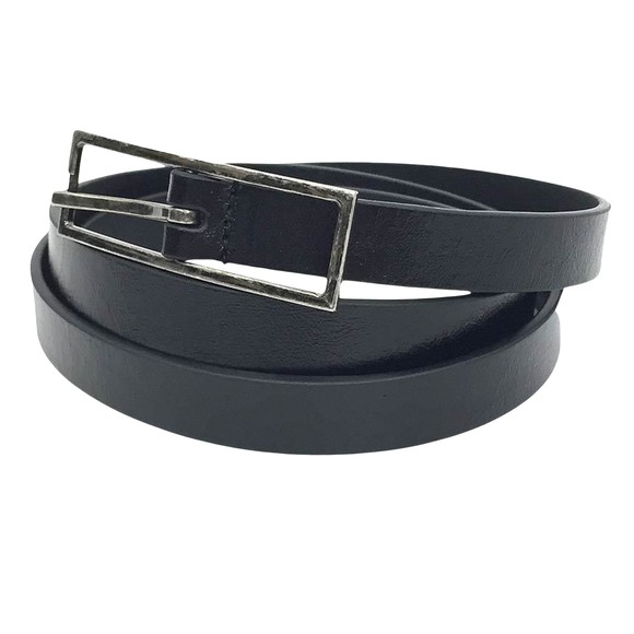 Saint Laurent Black Leather belt - Picture 1 of 3